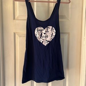 Victoria’s Secret Size L navy blue tank top